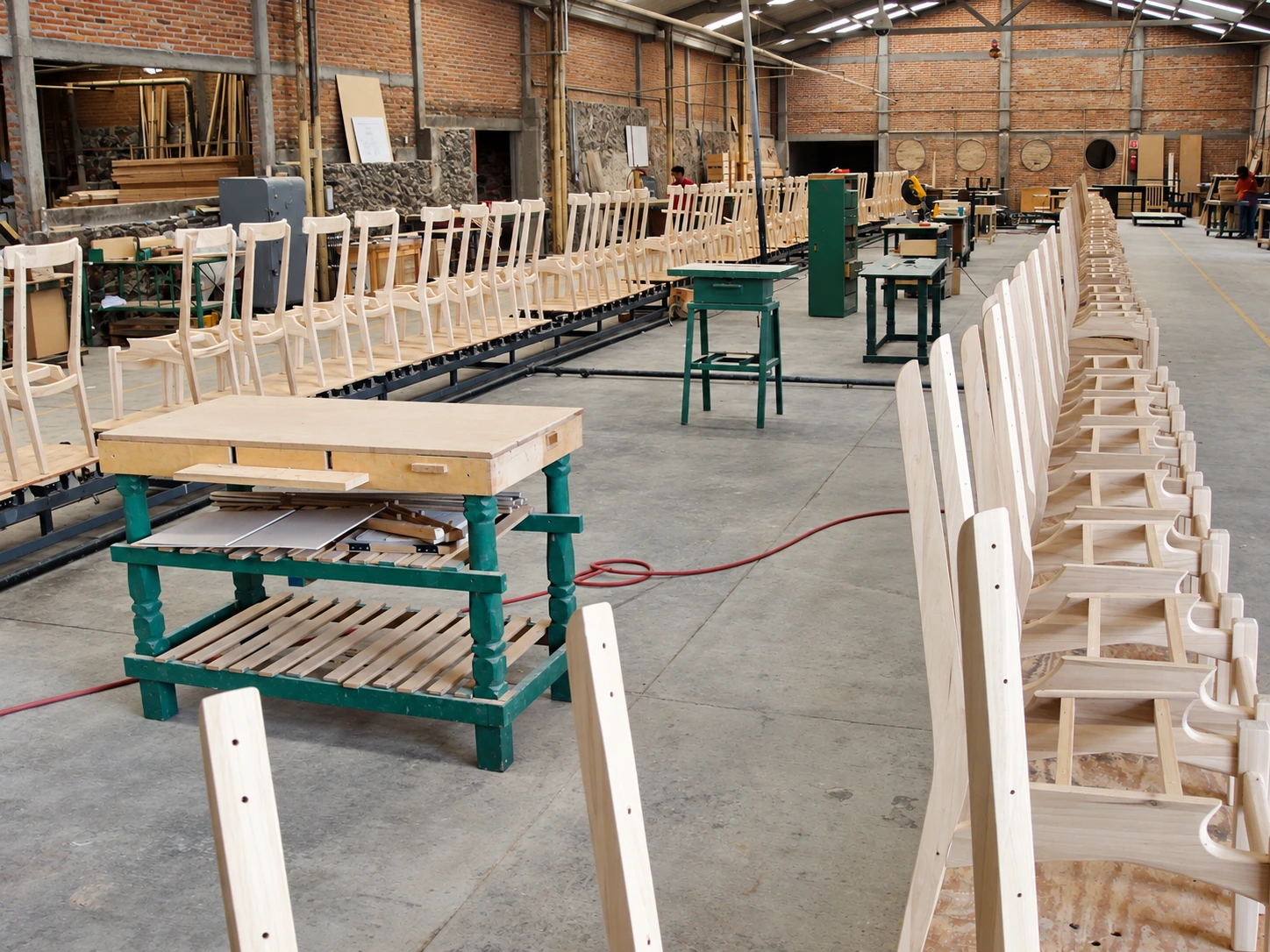 Fabricación de mobiliario en el taller